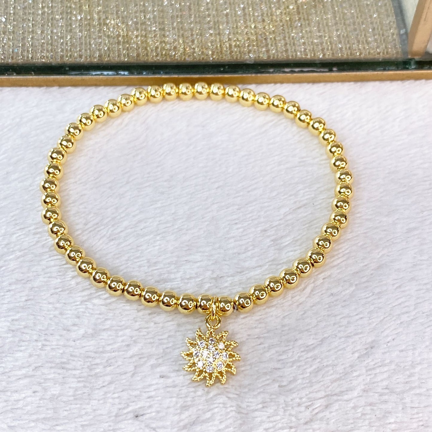 Pulsera de Chapa de Oro COP1621-1