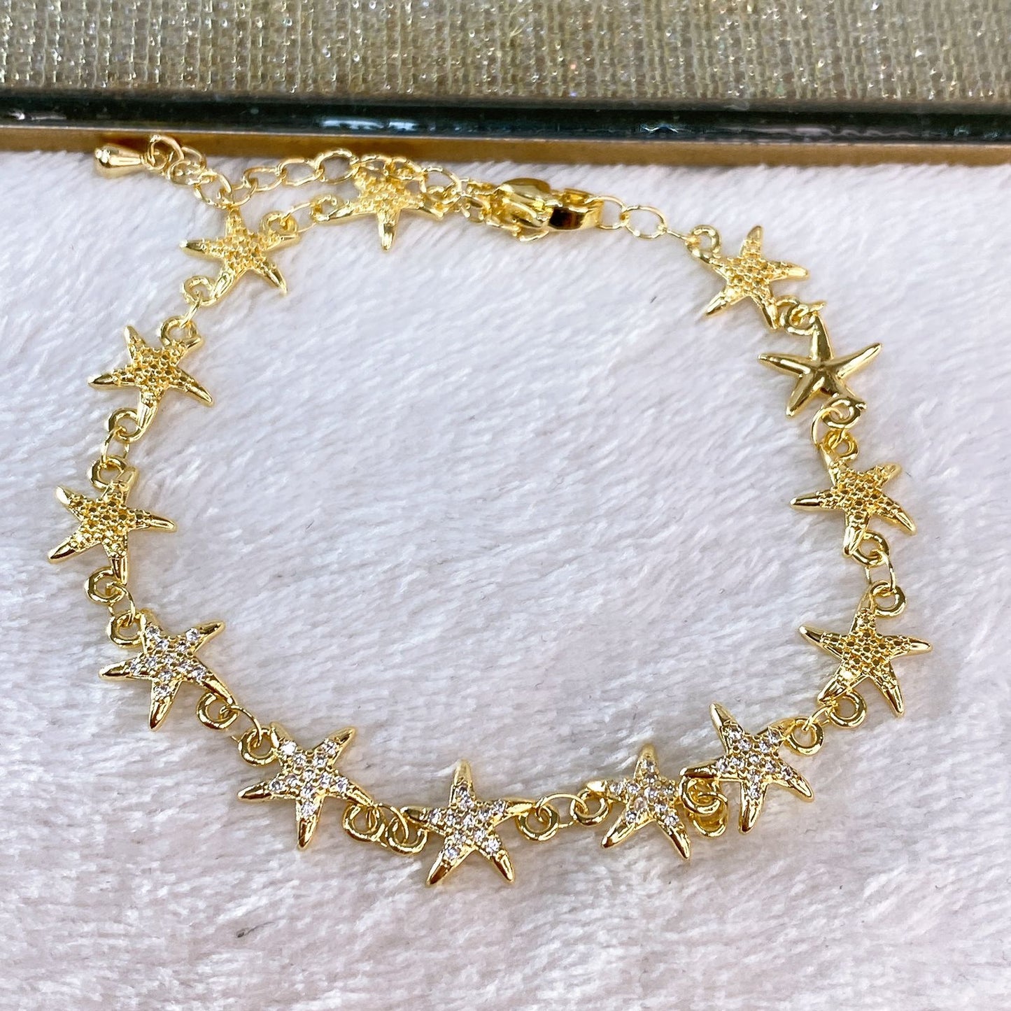 Pulsera de Chapa de Oro COP1625-1