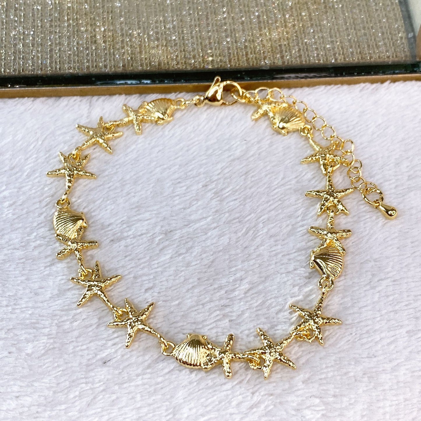 Pulsera de Chapa de Oro COP1624-1