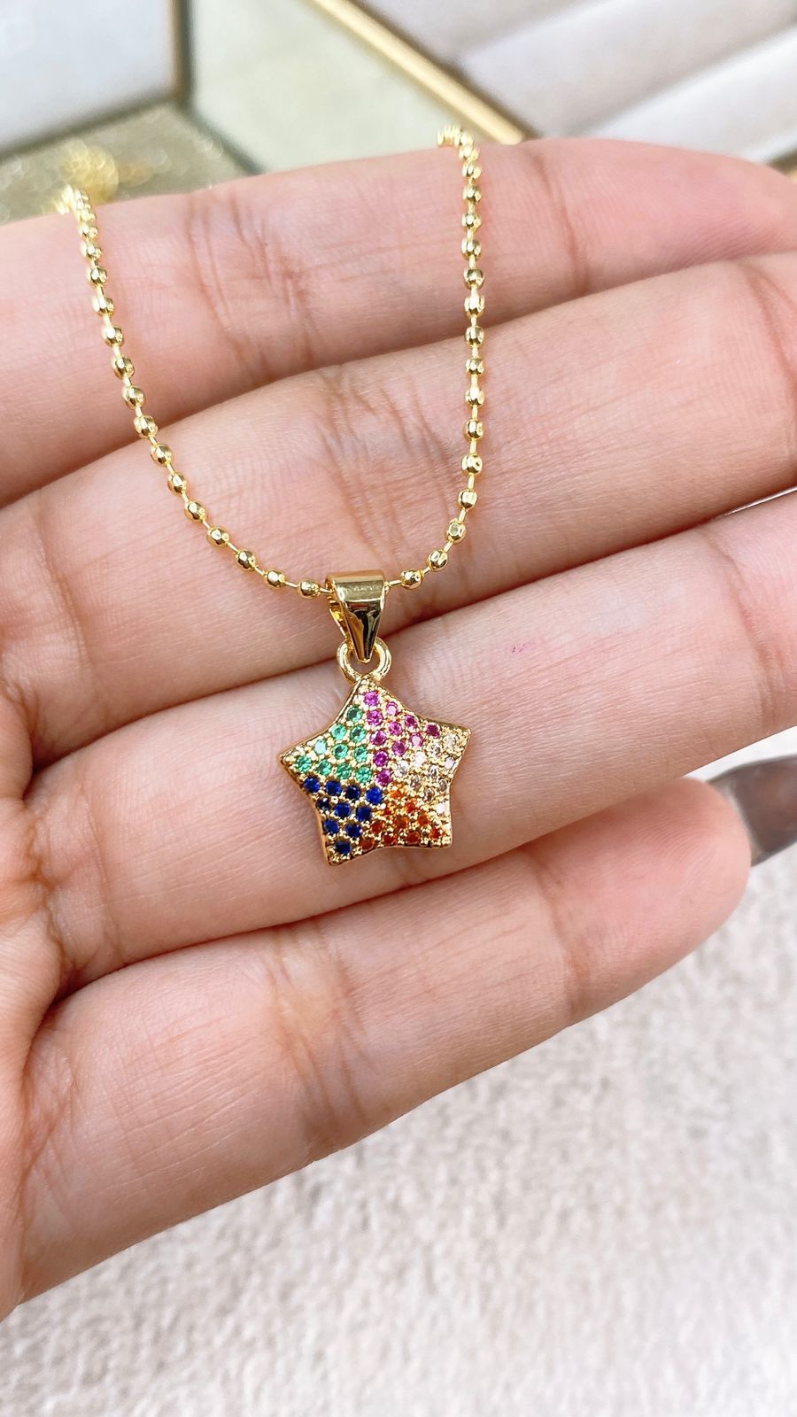 Collar de Chapa de Oro CC2275-2