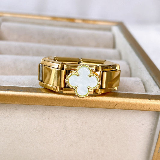 Anillo Italiano de Acero Inoxidable Ajustable RAI1070-1
