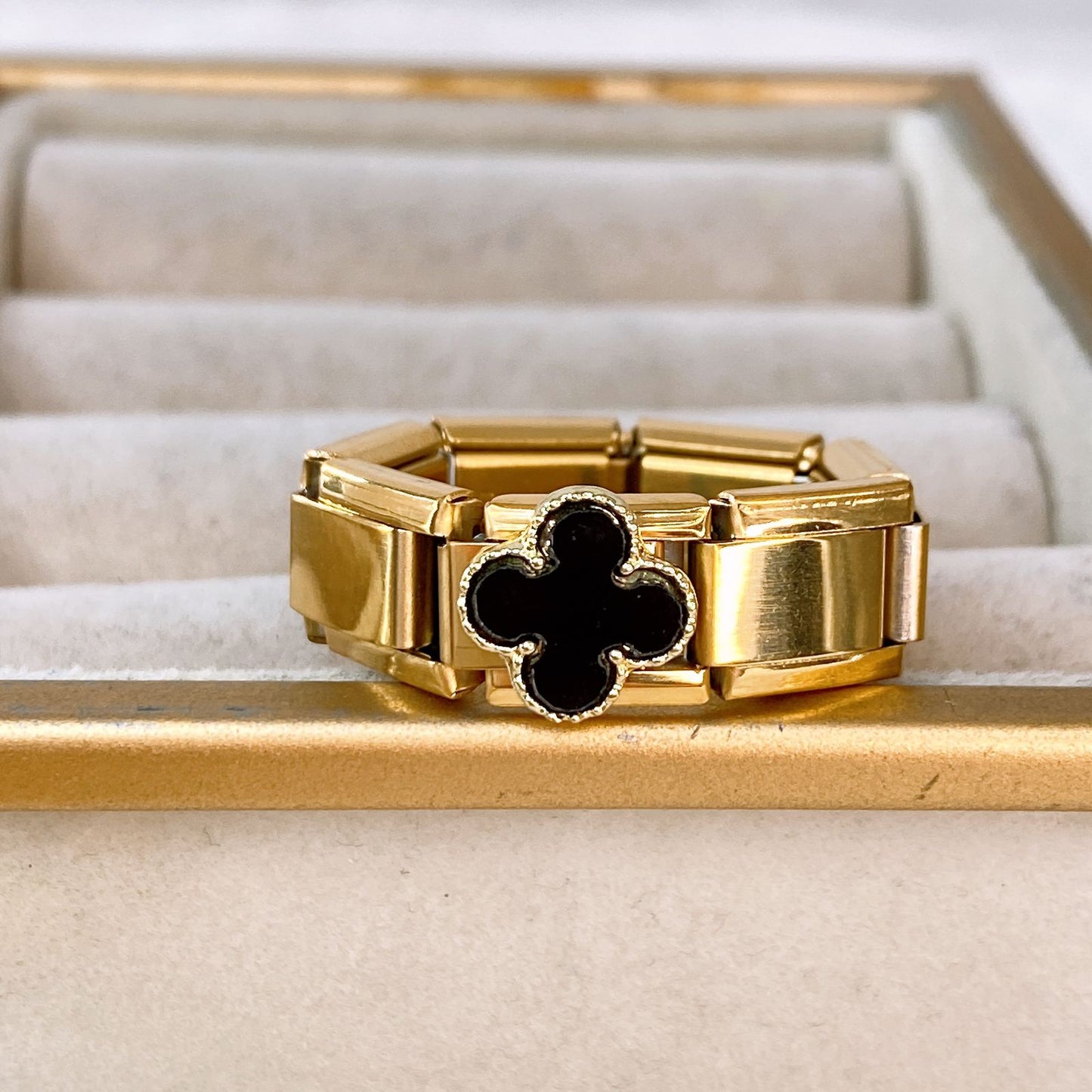 Anillo Italiano de Acero Inoxidable Ajustable RAI1074-1