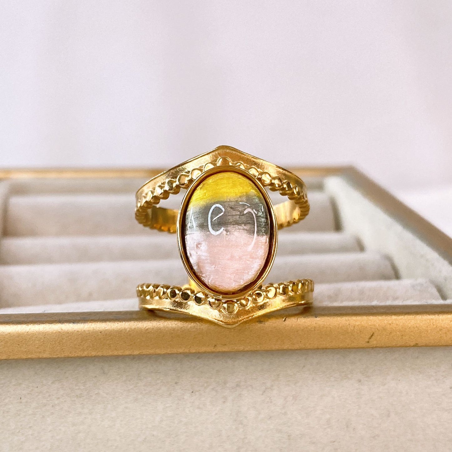 Anillo de Acero Inoxidable Ajustable RAI1076-3