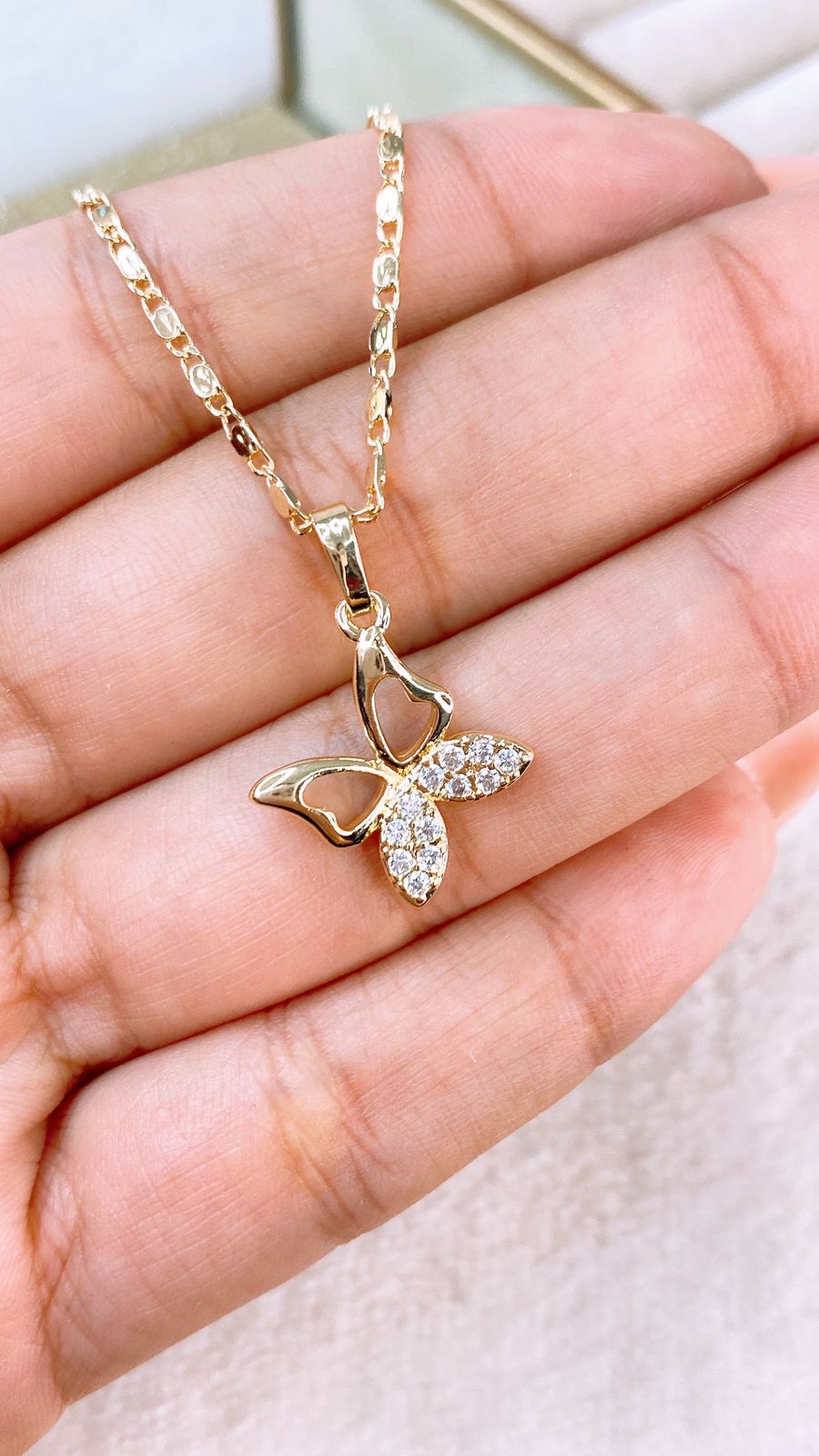 Collar de Chapa de Oro CC2293-1