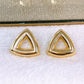 Arete de Chapa de Oro COA2362-1