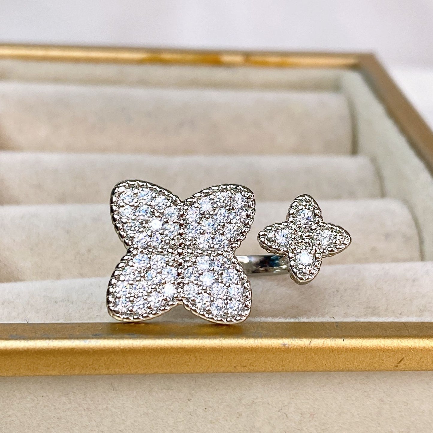 Anillo de Chapa de Oro Ajustable ACO1518-2