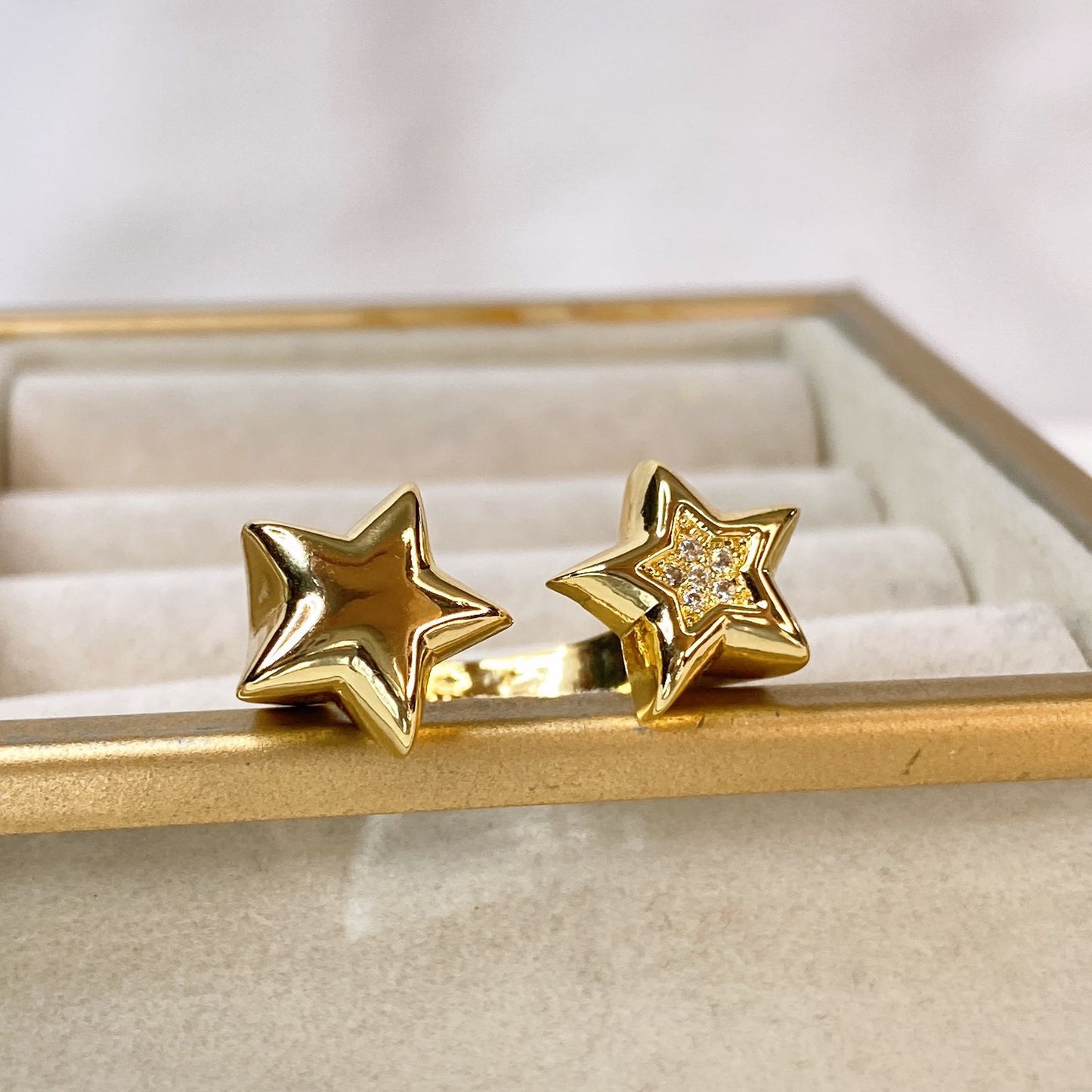 Anillo de Chapa de Oro Ajustable ACO1514-1