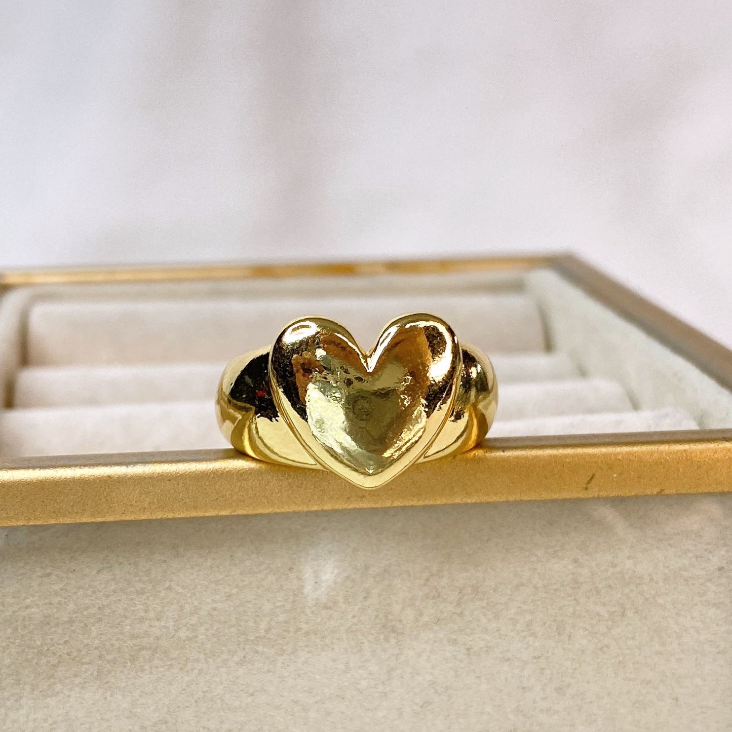 Anillo de Chapa de Oro Ajustable ACO1513-1