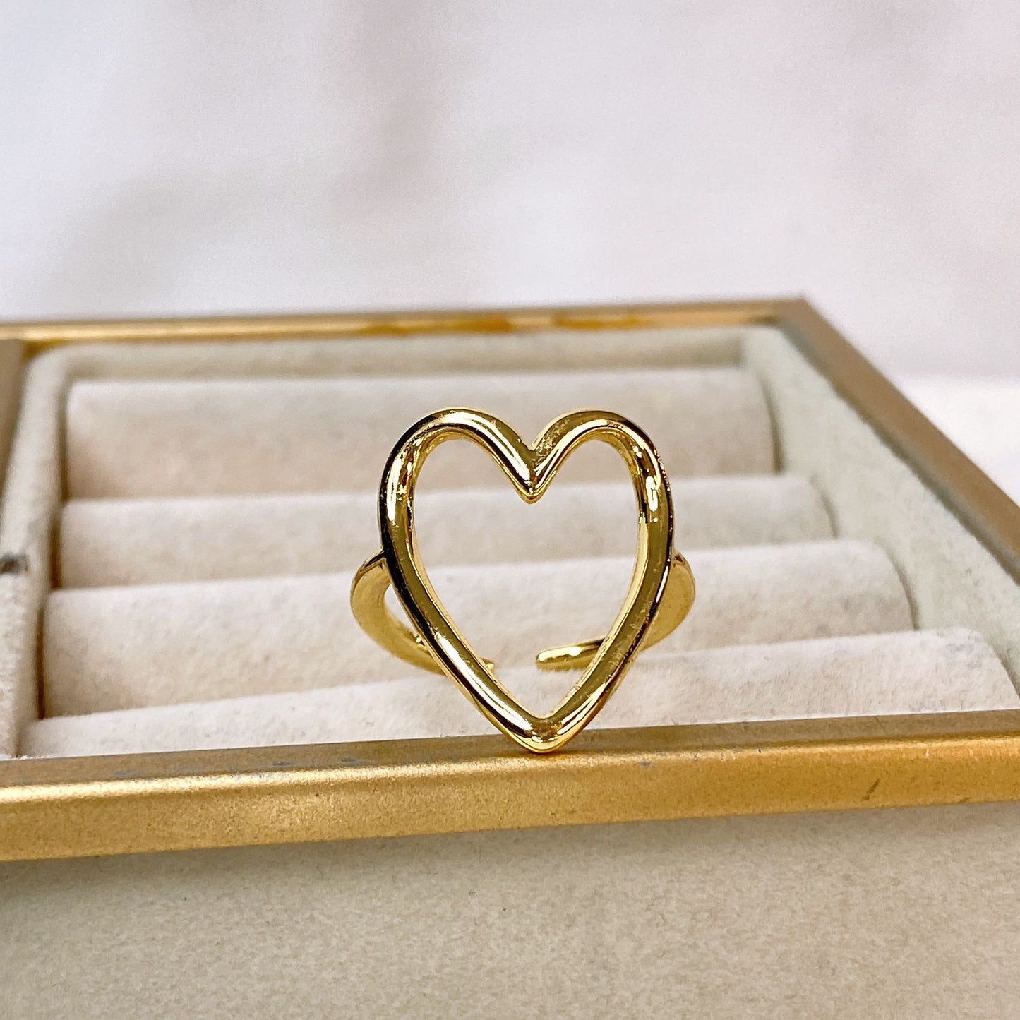 Anillo de Chapa de Oro Ajustable ACO1503-1