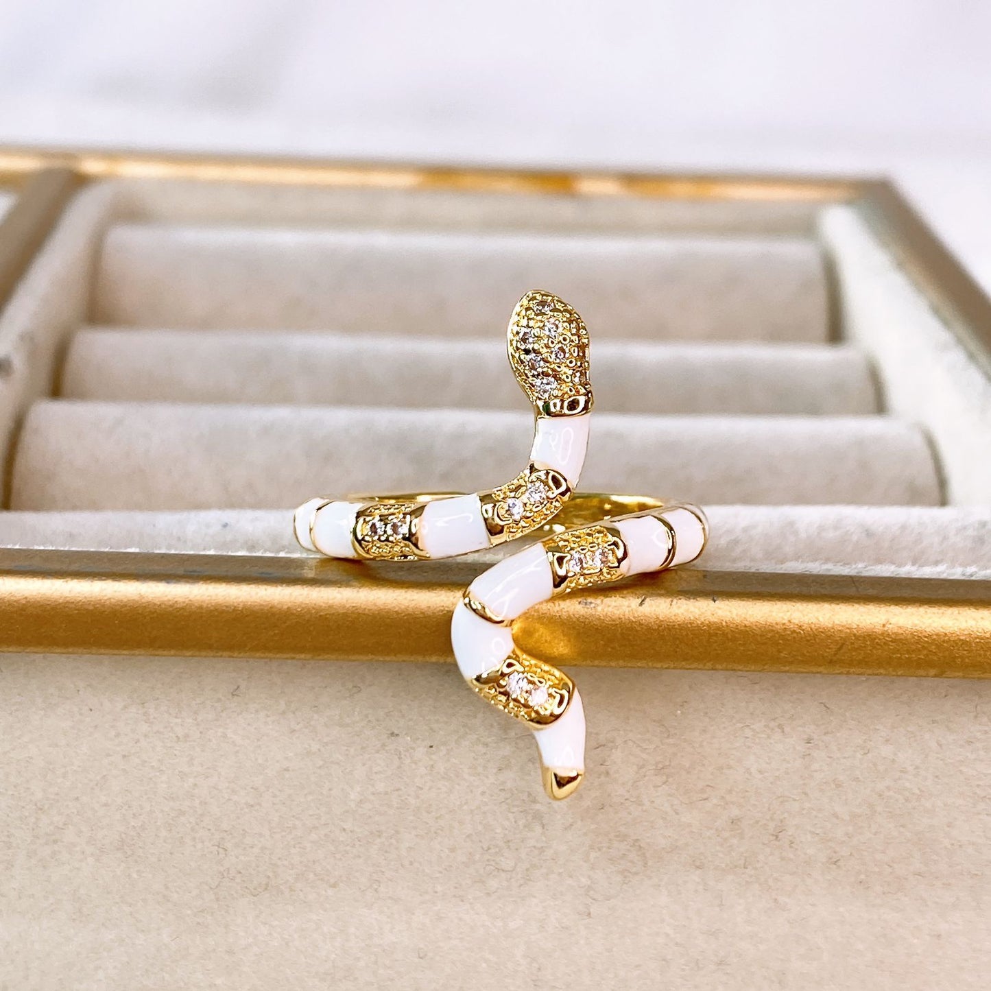 Anillo de Chapa de Oro Ajustable ACO1534-1