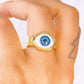 Anillo de Chapa de Oro Ajustable ACO1524-1