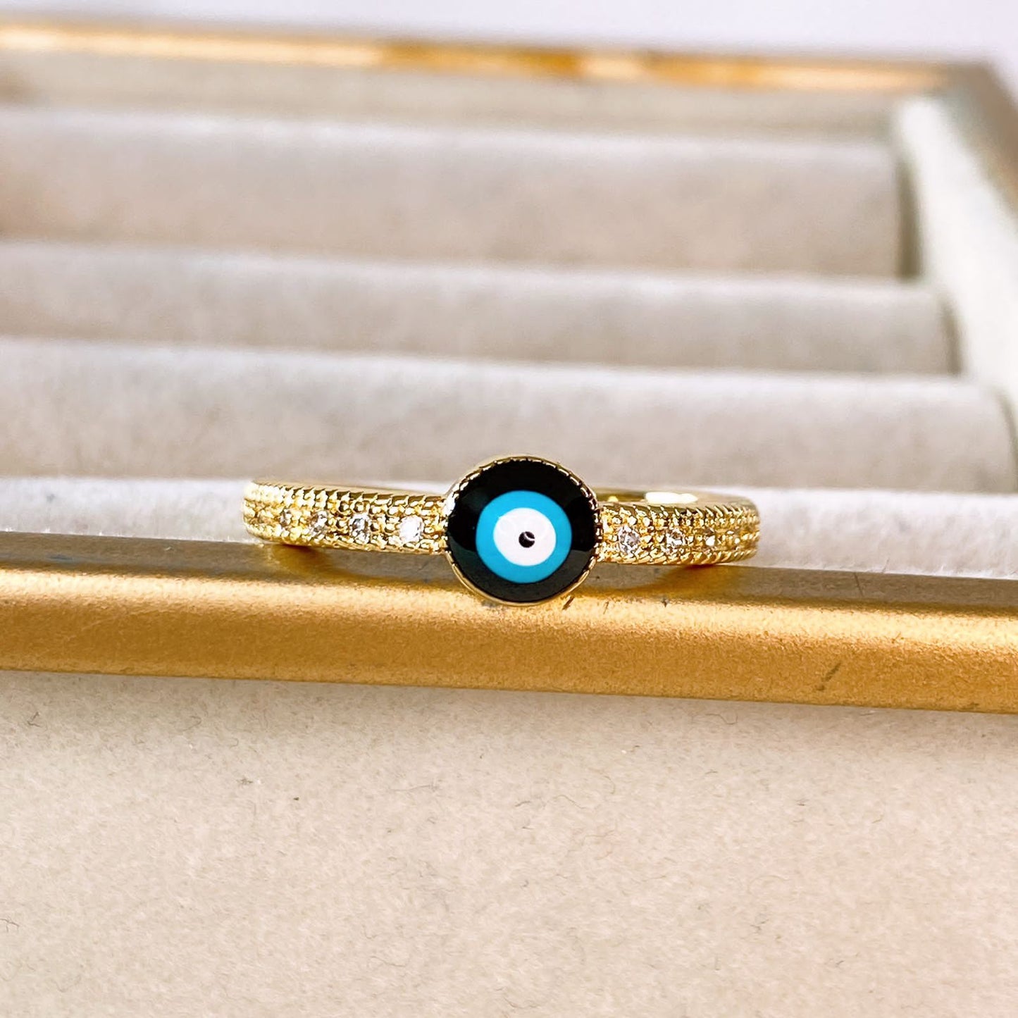 Anillo de Chapa de Oro Ajustable ACO1519-1