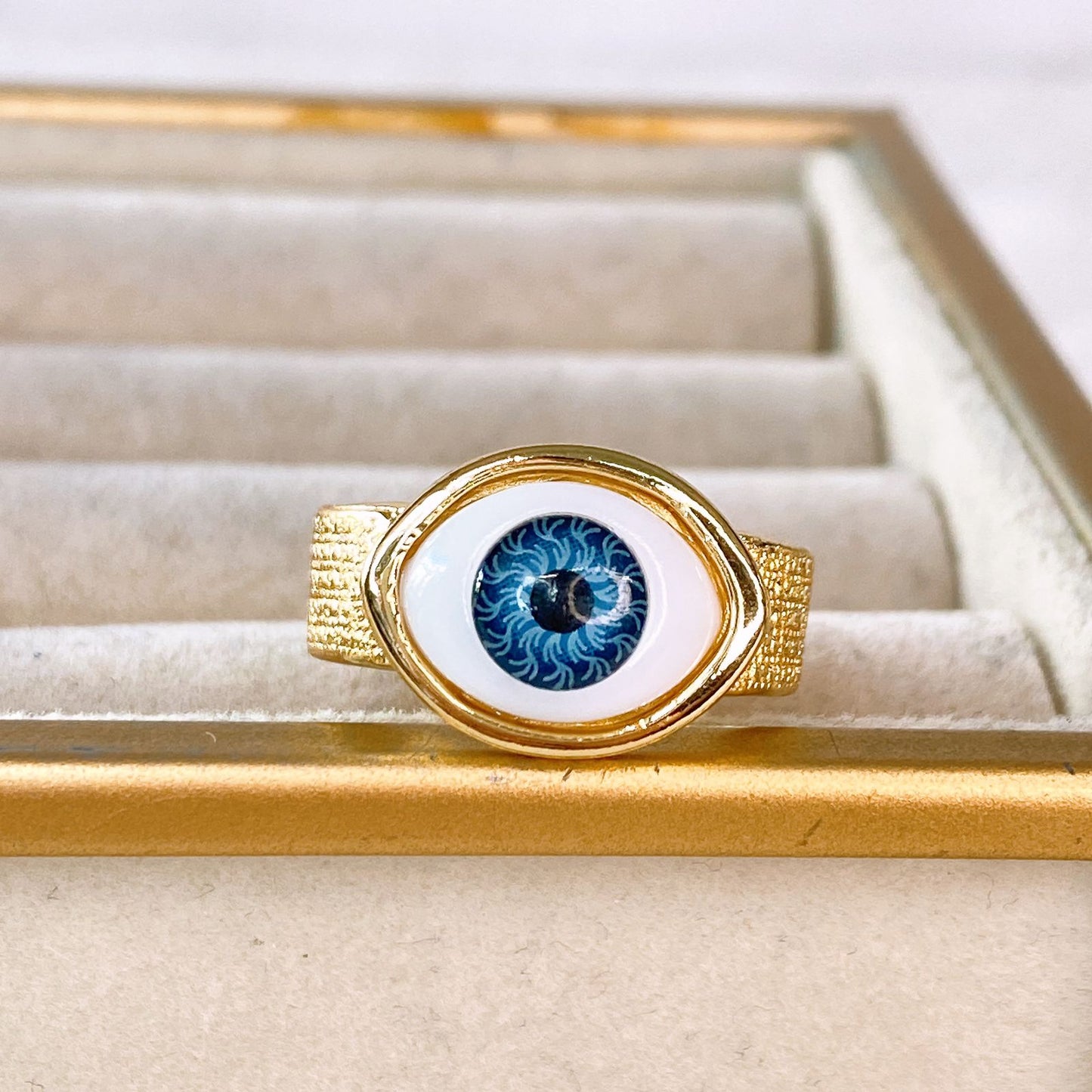 Anillo de Chapa de Oro Ajustable ACO1524-1