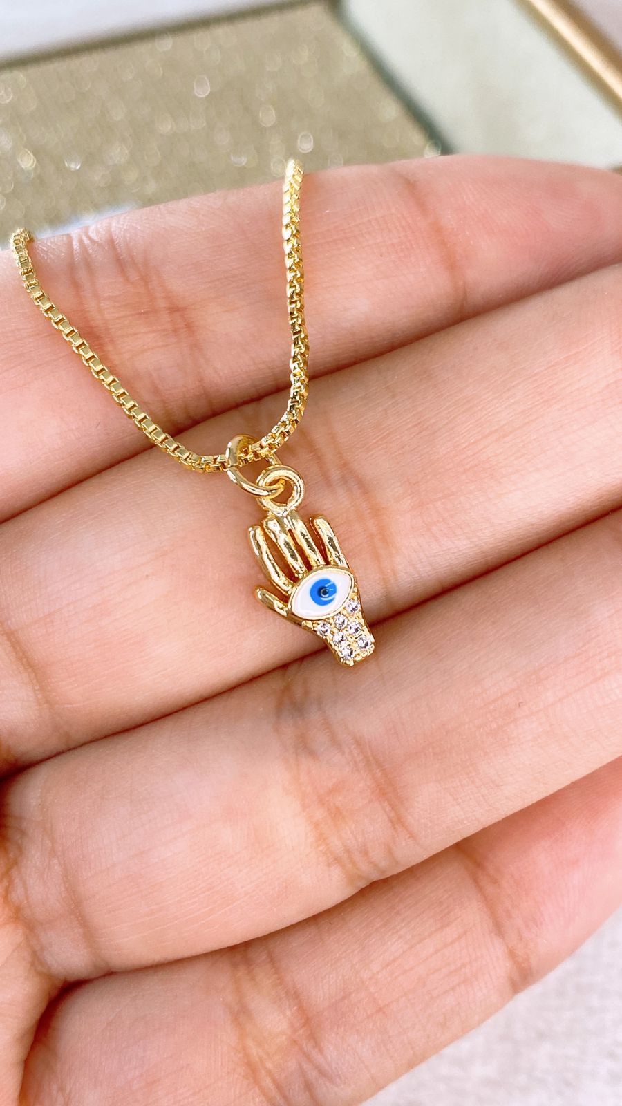 Collar de Chapa de Oro CC2296-1