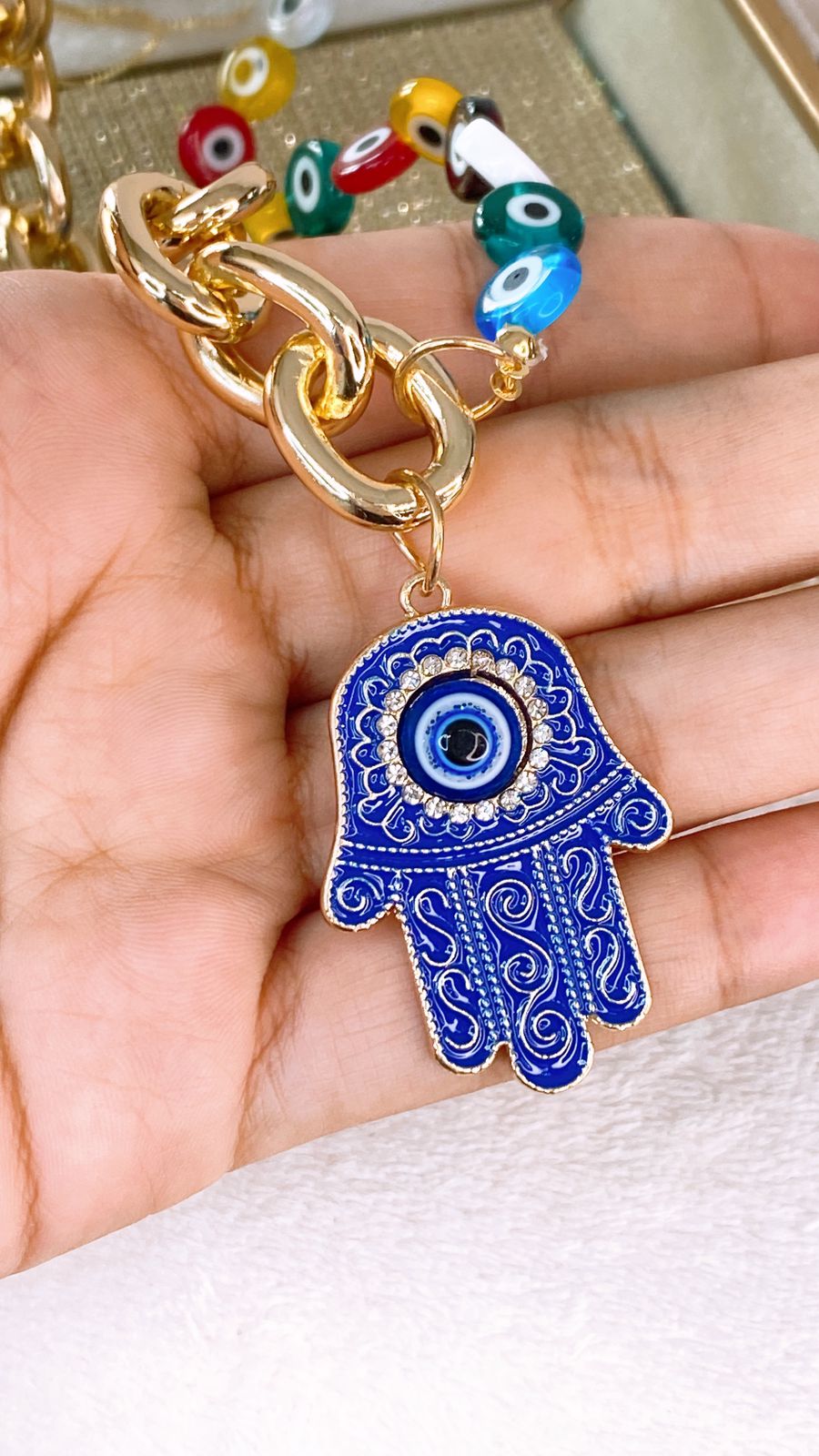 Collar de Aleación y Resina CB873-1