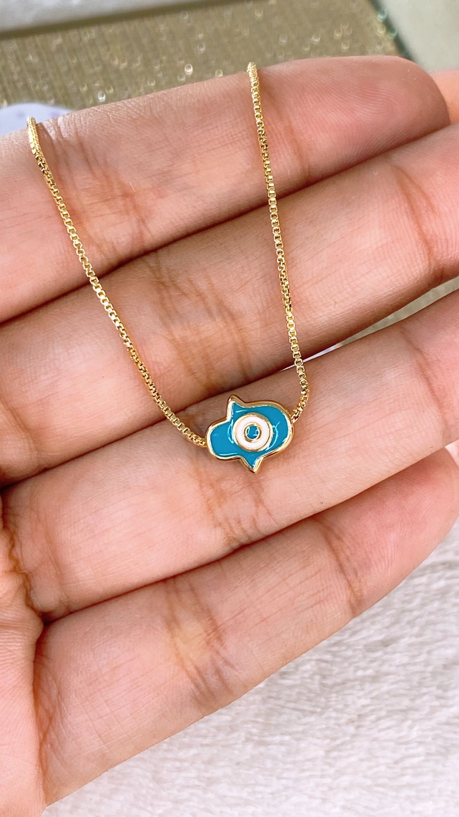 Collar de Chapa de Oro CC2303-1