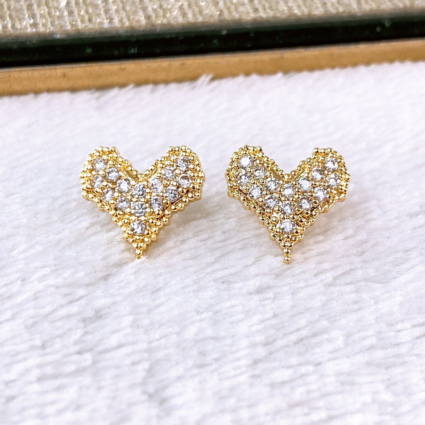 Arete de Chapa de Oro COA2376-1