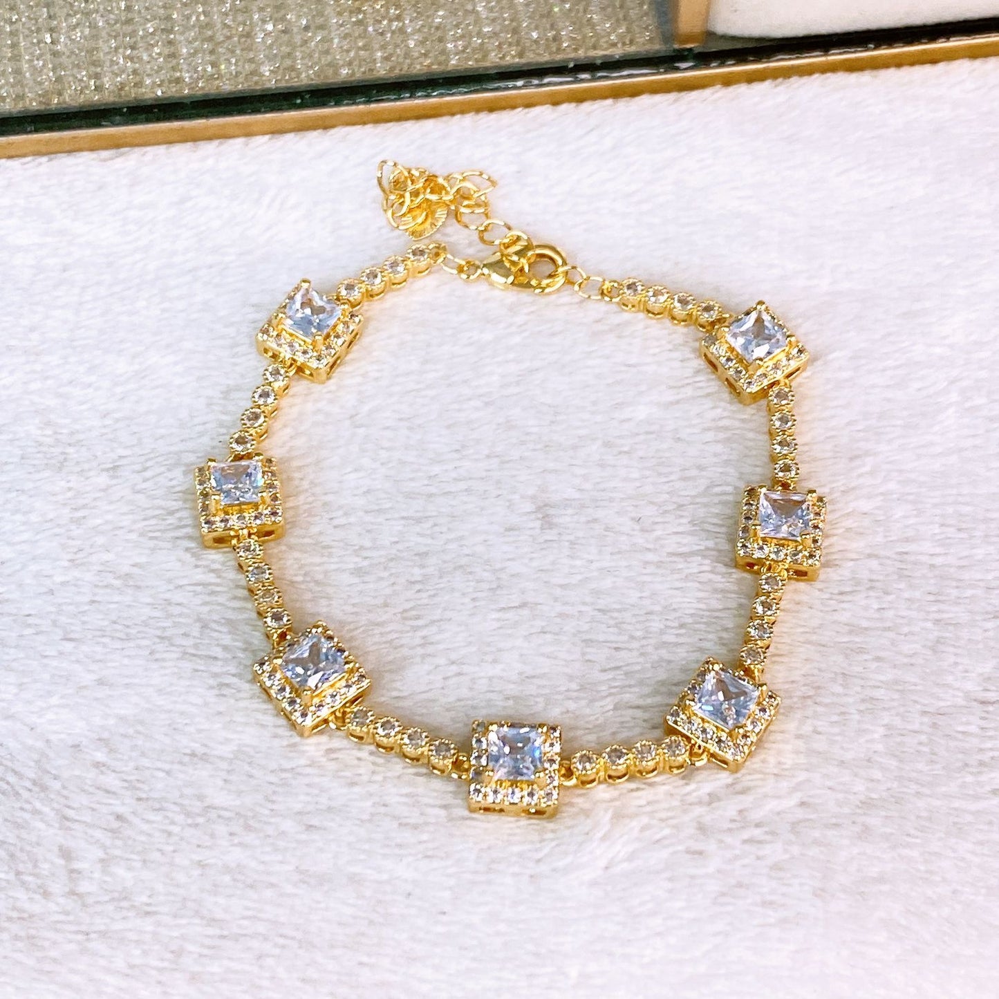 Pulsera de Chapa de Oro COP1635-1