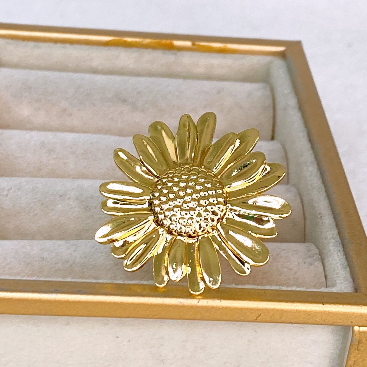 Anillo de Chapa de Oro Ajustable ACO1533-1