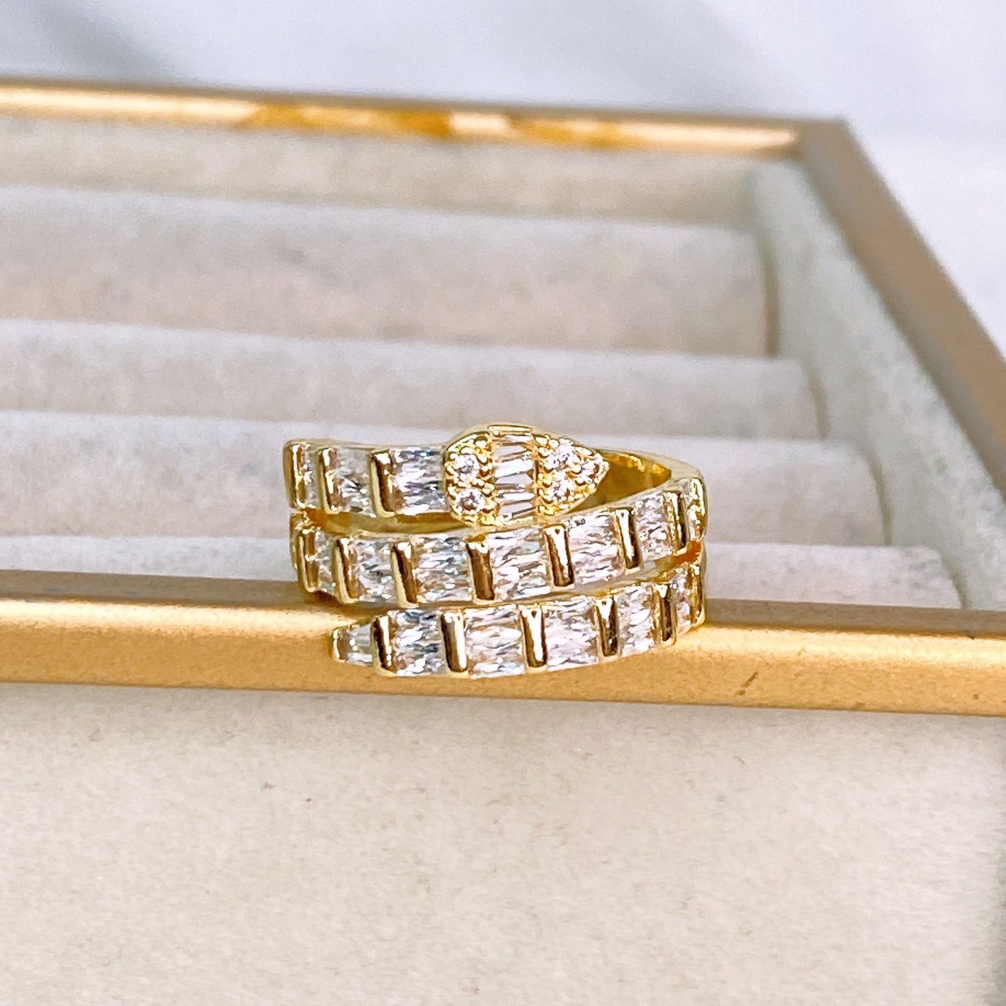 Anillo de Chapa de Oro Ajustable ACO1535-1