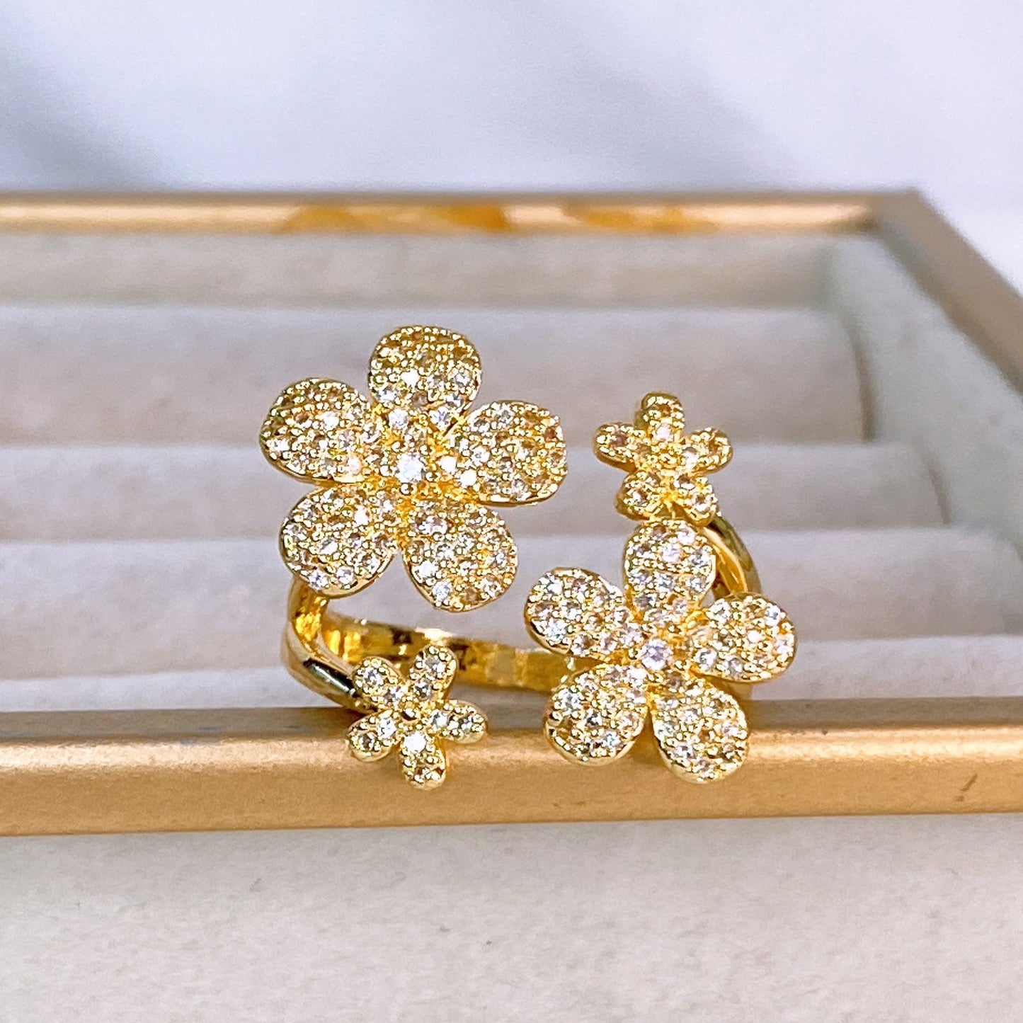 Anillo de Chapa de Oro Ajustable ACO1537-1