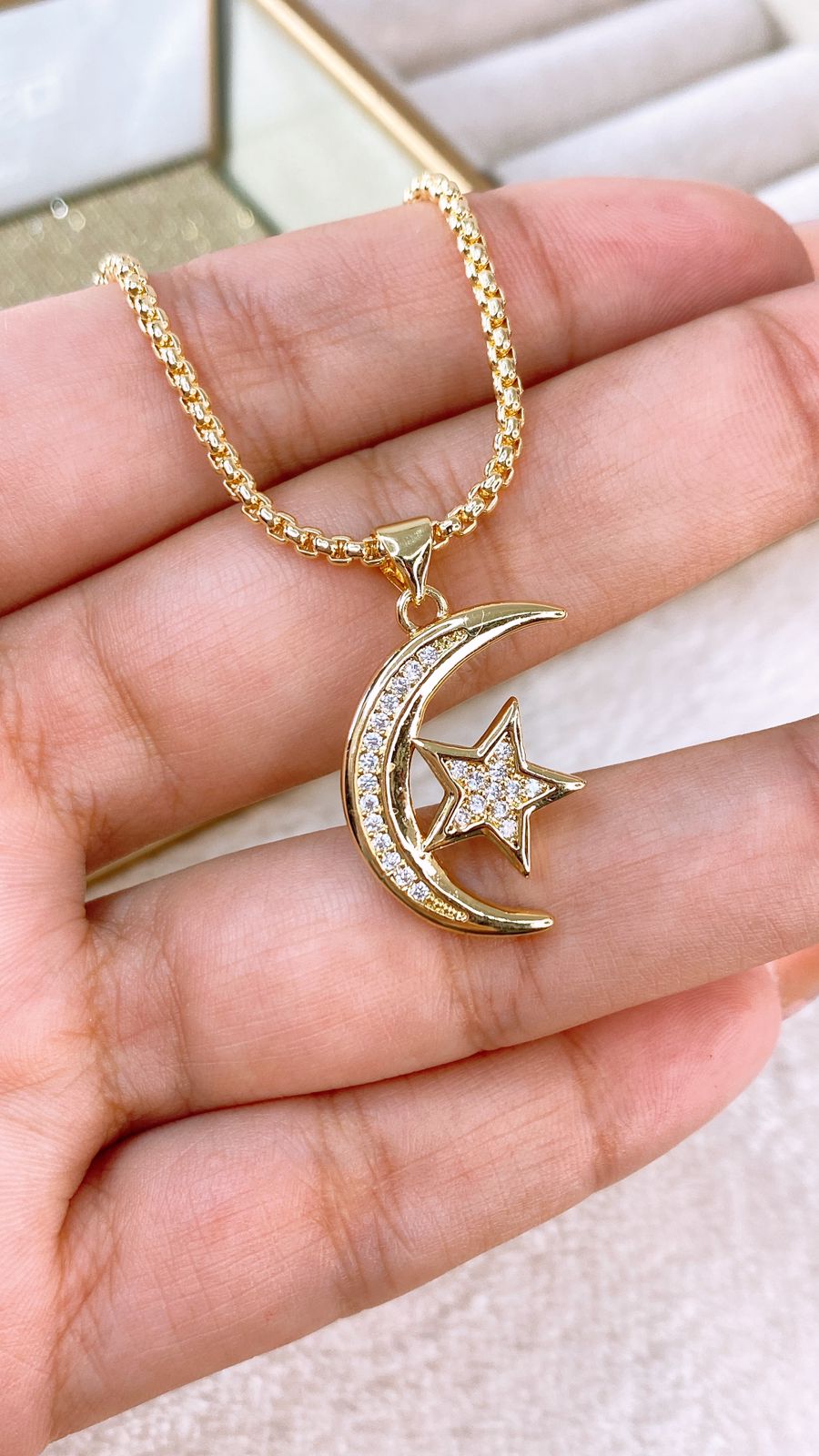 Collar de Chapa de Oro CC2312-1