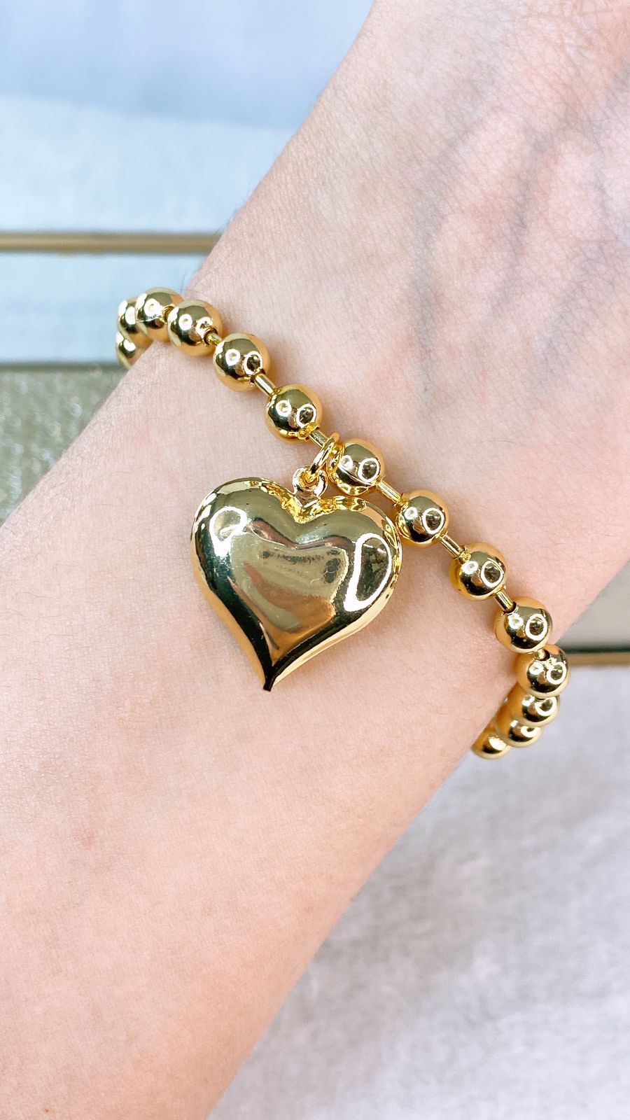 Pulsera de Chapa de Oro COP1639-1