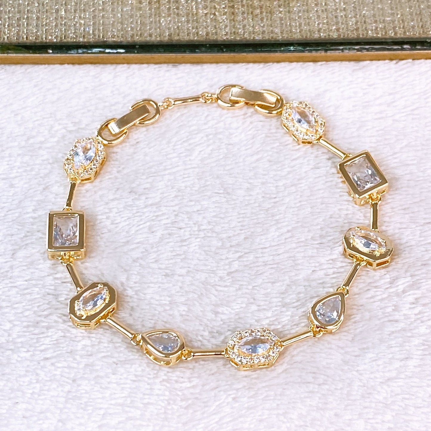 Pulsera de Chapa de Oro COP1638-1