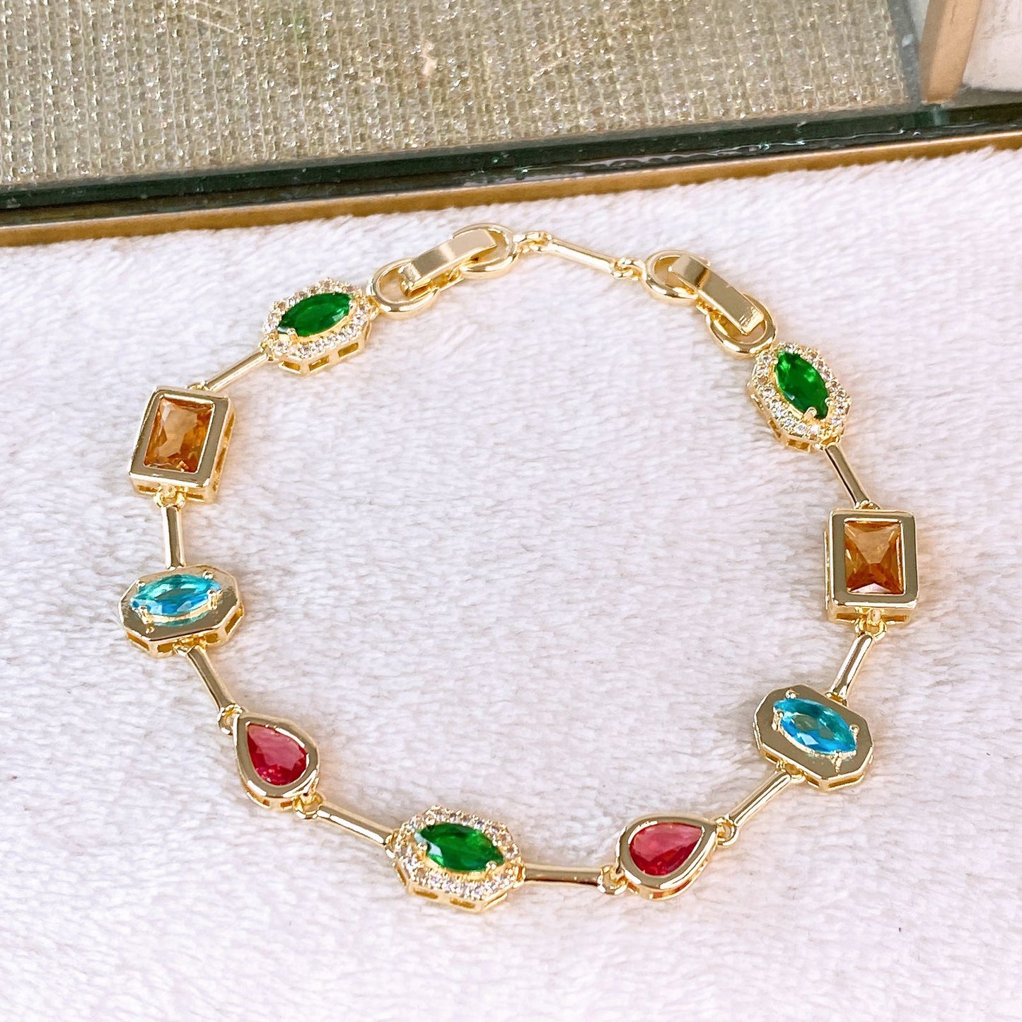 Pulsera de Chapa de Oro COP1638-3