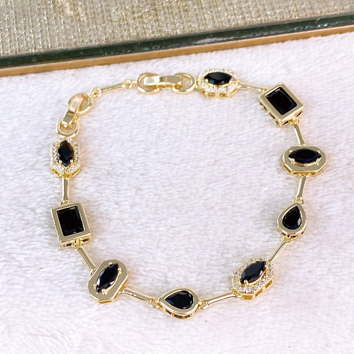 Pulsera de Chapa de Oro COP1638-2