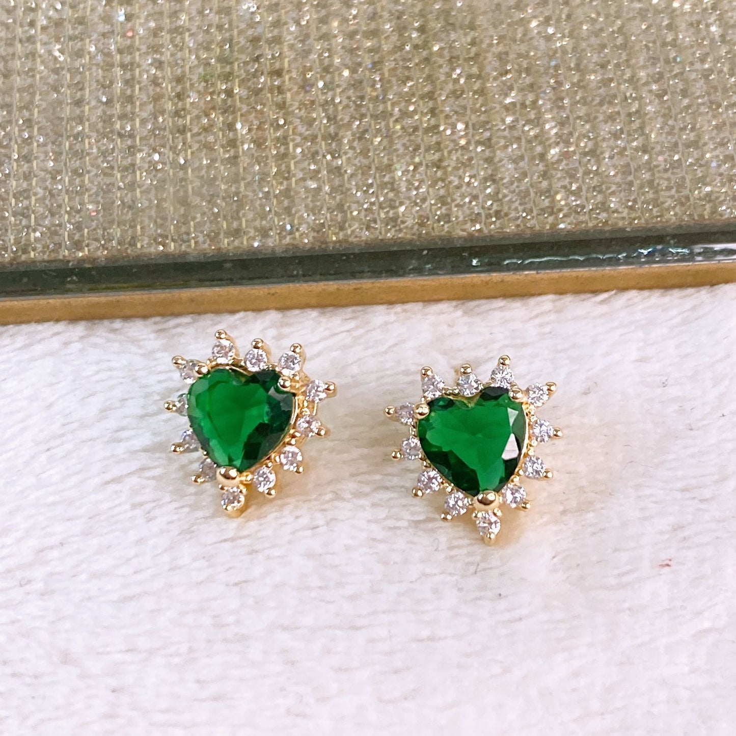 Arete de Chapa de Oro COA2383-2