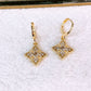 Arete de Chapa de Oro COA2386-1