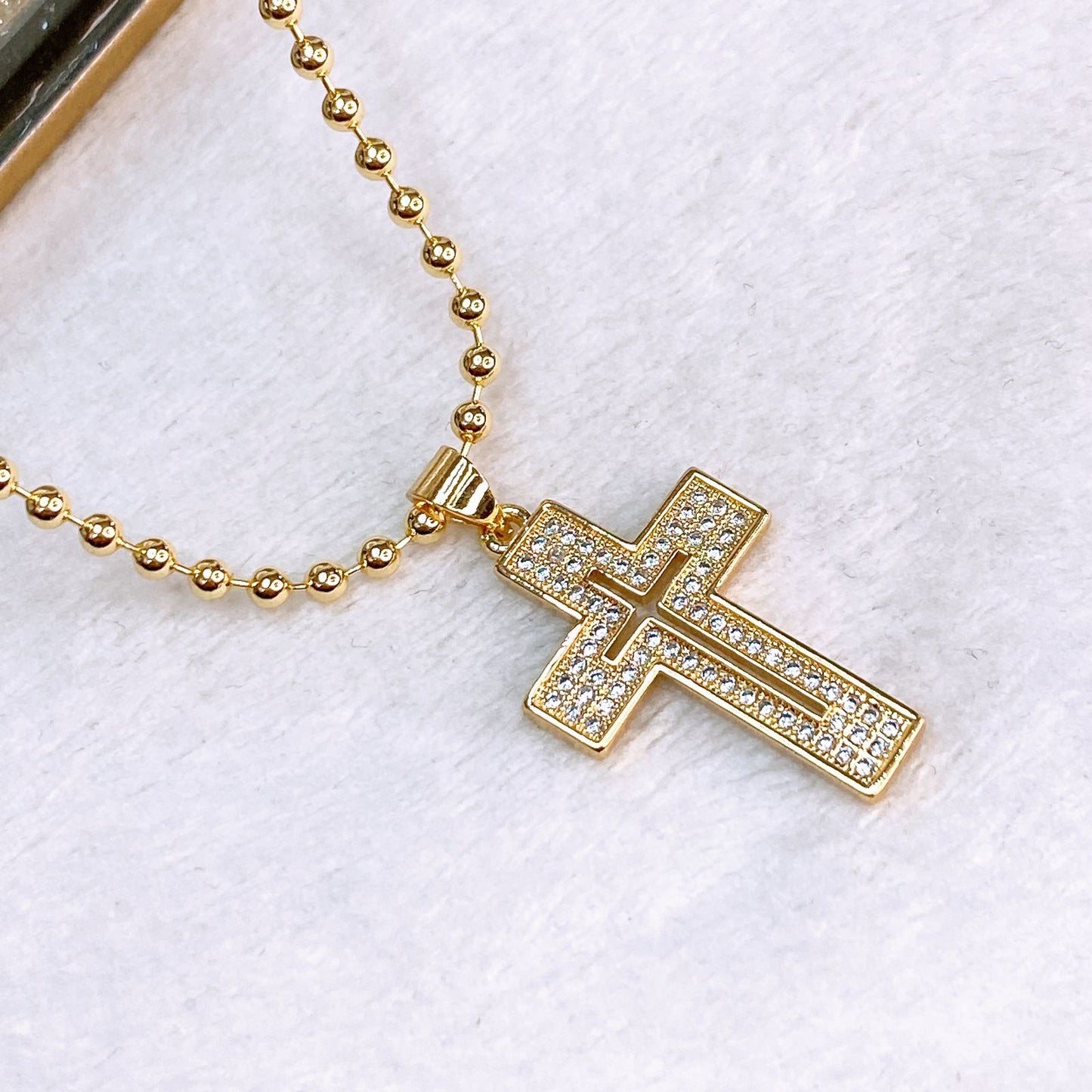 Collar de Chapa de Oro CC2320-1