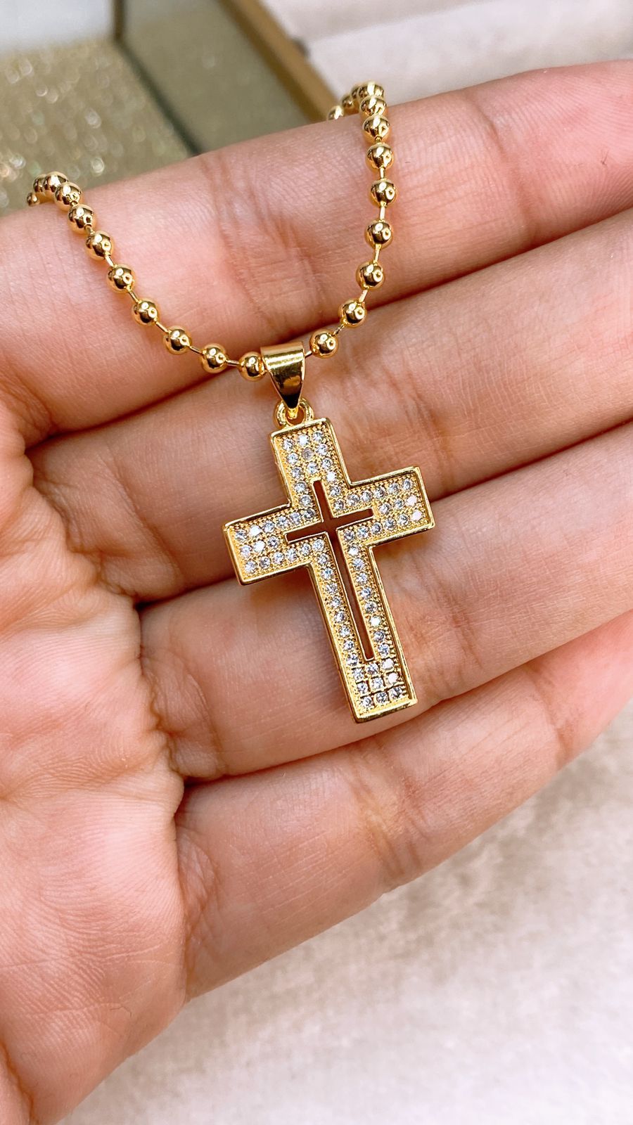 Collar de Chapa de Oro CC2320-1