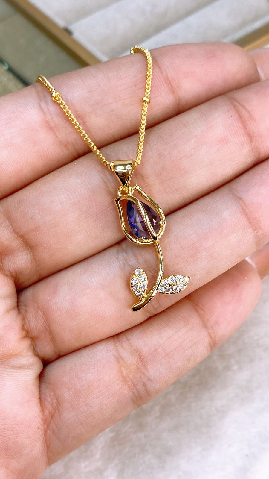 Collar de Chapa de Oro CC2318-2