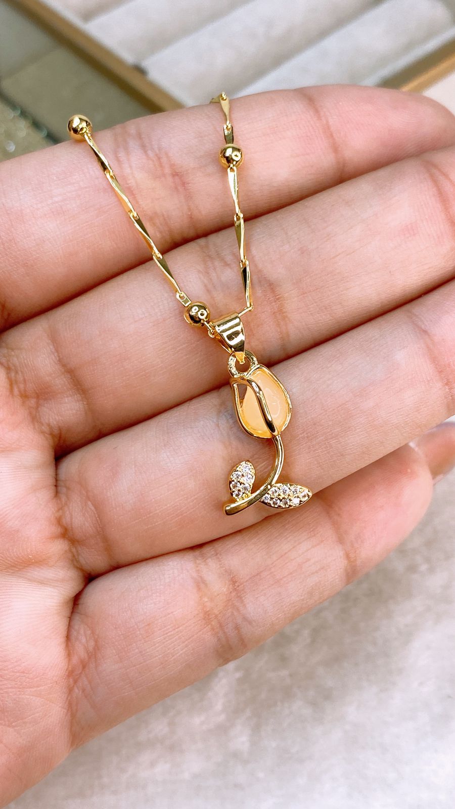 Collar de Chapa de Oro CC2318-1