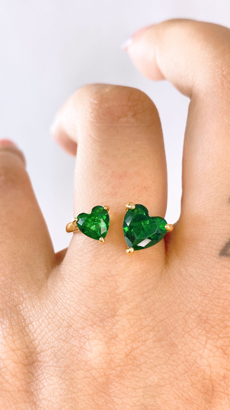 Anillo de Chapa de Oro Ajustable ACO1545-3