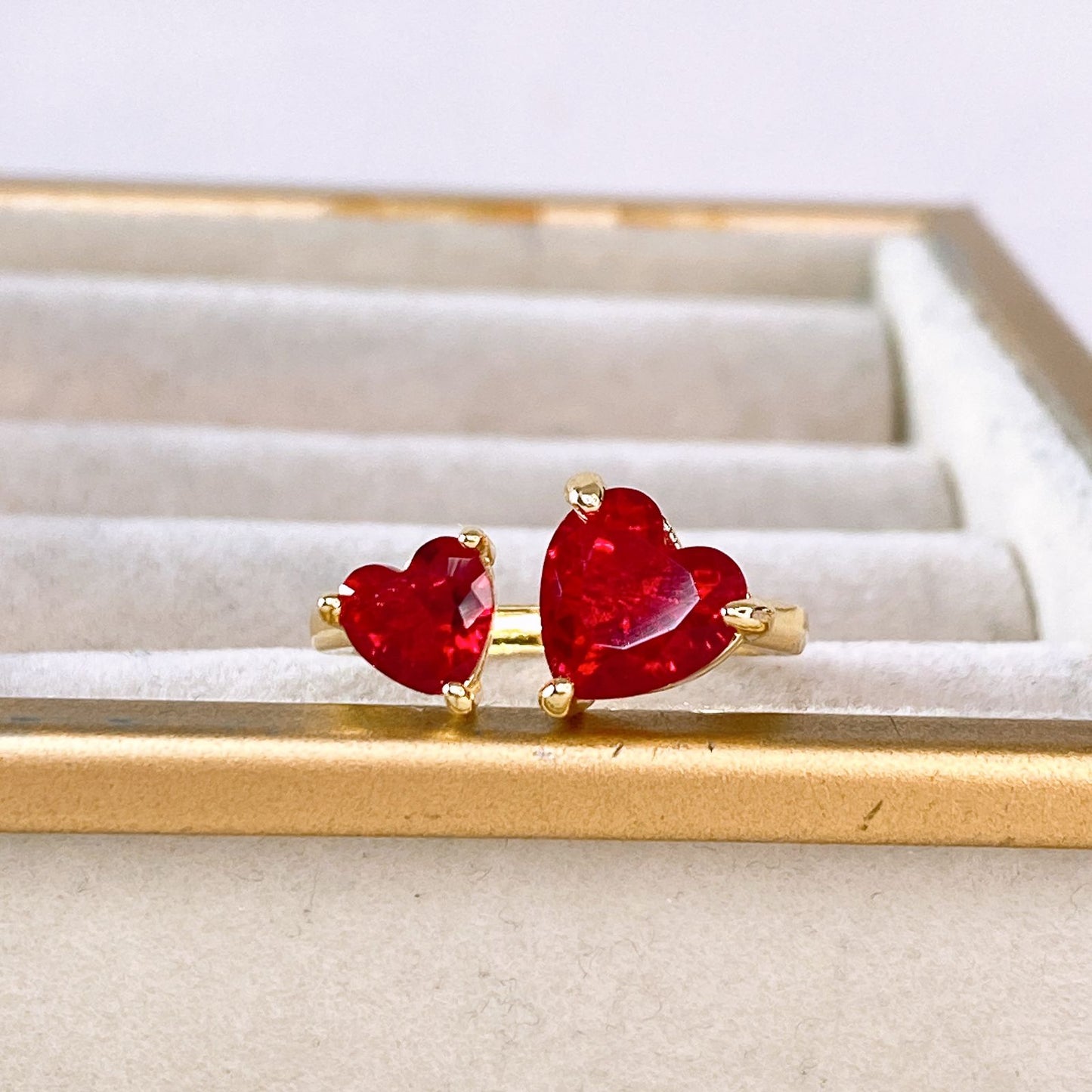 Anillo de Chapa de Oro Ajustable ACO1545-2