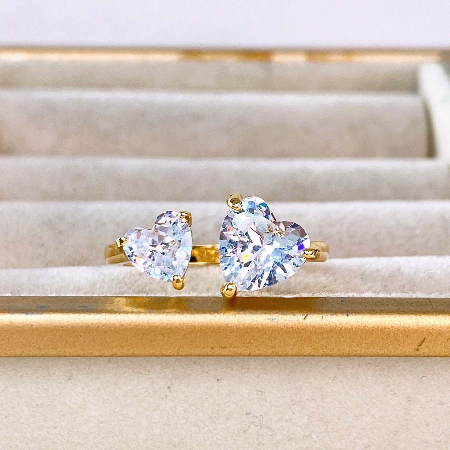 Anillo de Chapa de Oro Ajustable ACO1545-1