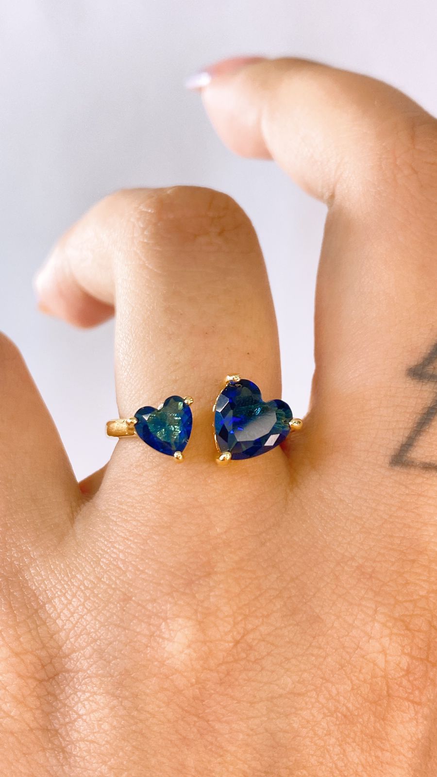 Anillo de Chapa de Oro Ajustable ACO1545-4