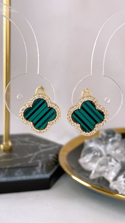Arete de Chapa de Oro COA2409-4