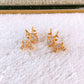 Arete de Chapa de Oro COA2422-1