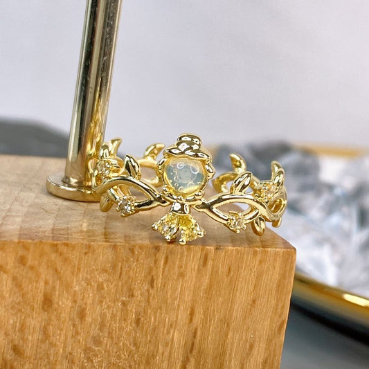 Anillo de Chapa de Oro Ajustable ACO1597-1