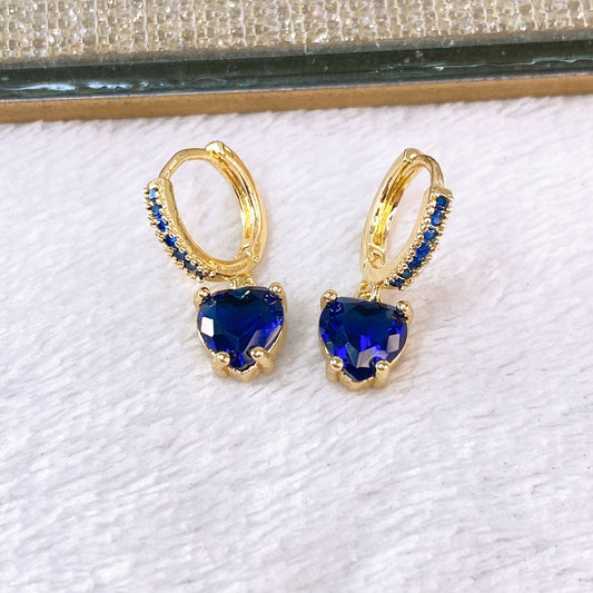 Arete de Chapa de Oro COA2549-6