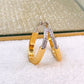 Arete de Chapa de Oro COA2474-3
