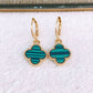 Arete de Chapa de Oro COA2452-3