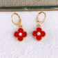 Arete de Chapa de Oro COA2455-3