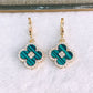 Arete de Chapa de Oro COA2451-6