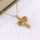 Collar de Chapa de Oro CC2400-1