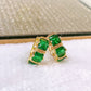 Arete de Chapa de Oro COA2611-2
